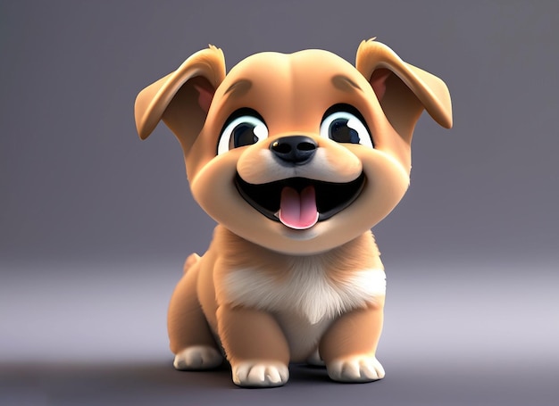 A Cute Baby Dog