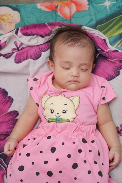 cute baby sleeping