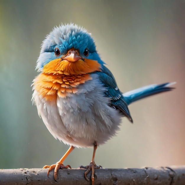 Photo cute bird background very cool