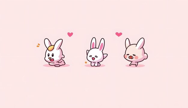 Photo cute bunny twitch emote