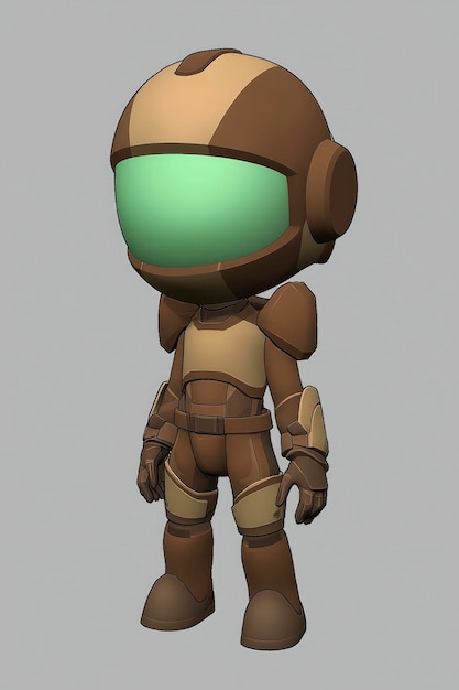 Cute Cartoon Astronaut Character Design