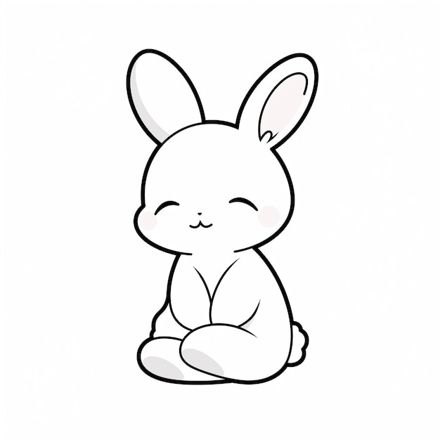 Cute Cartoon Bunny Rabbit