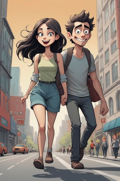 Cute Cartoon couple for DP