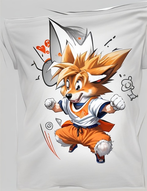 cute cartoon dog goku