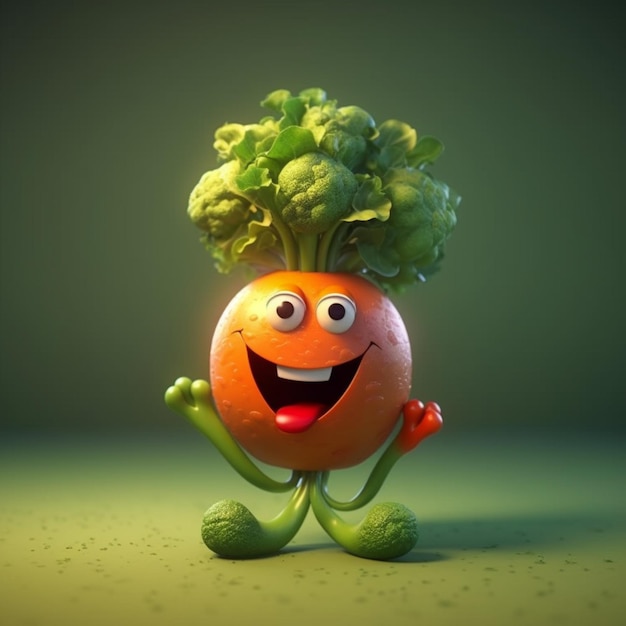 Cute cartoon various vegetables10