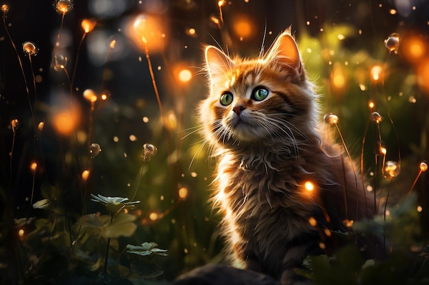 cute cat 3d cartoon