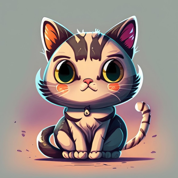 A cute cat character