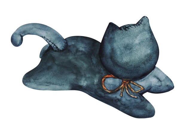 Cute cat toy illustration Perfect for greeting card