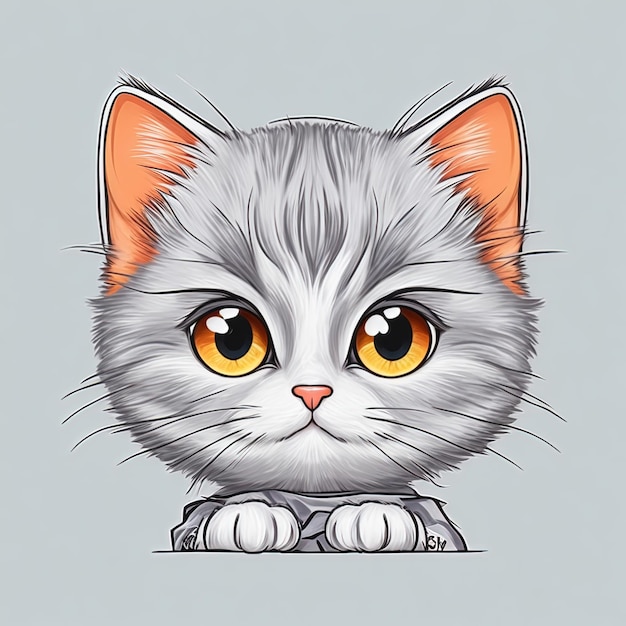 cute cat vector illustration