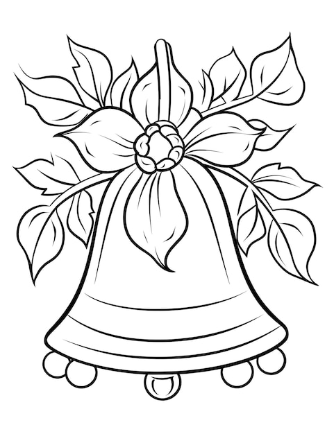 Cute Christmas coloring page for kids