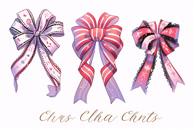 Cute Christmas Delights Watercolor Clip Art for a Feminine Touch