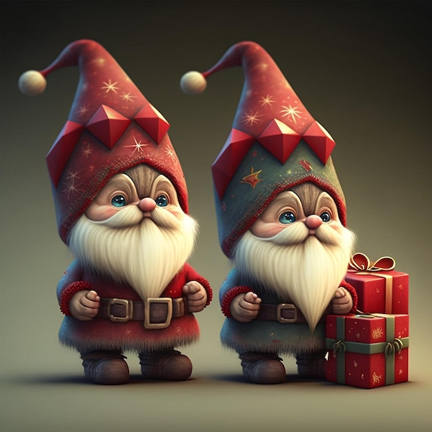 Cute Christmas Gnomes