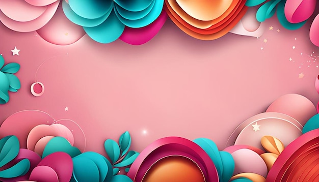 Cute colorful abstract background