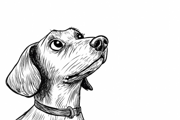 Cute coloring page featuring a playful dog for kids creativity