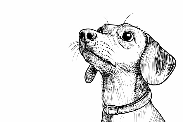 Cute coloring page featuring a playful dog for kids creativity