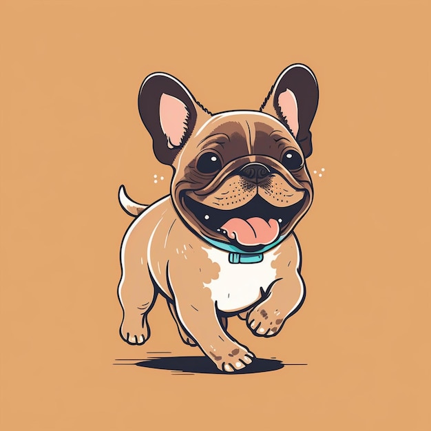 Cute dog cartoon vector icon illustration