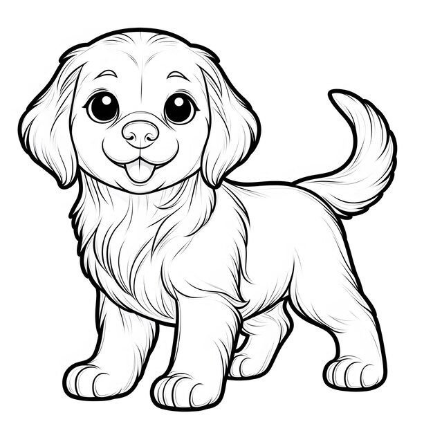 Cute Dog Coloring Pages