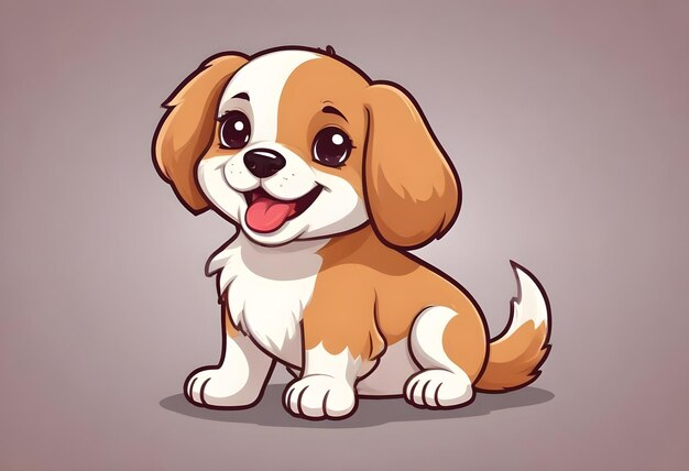 cute dog design vector