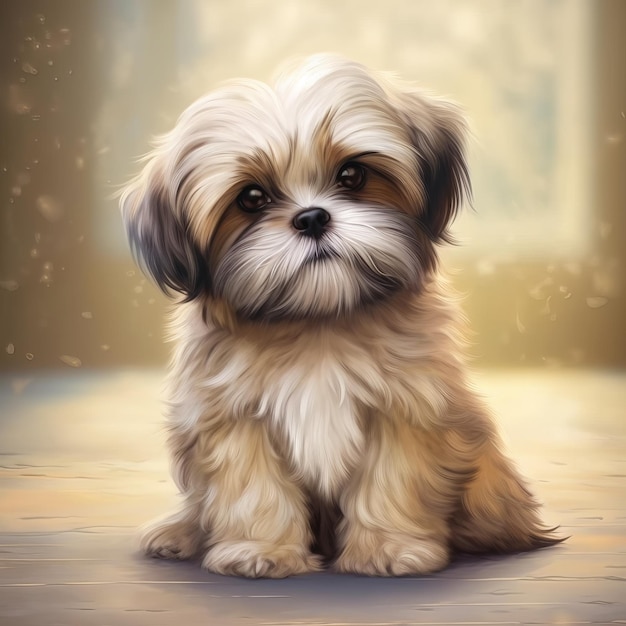 Cute dog Shih Tzu