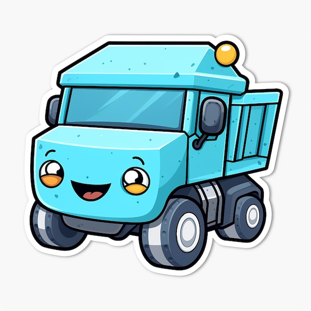 Photo cute dump truck