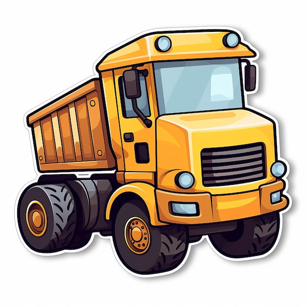 Photo cute dump truck