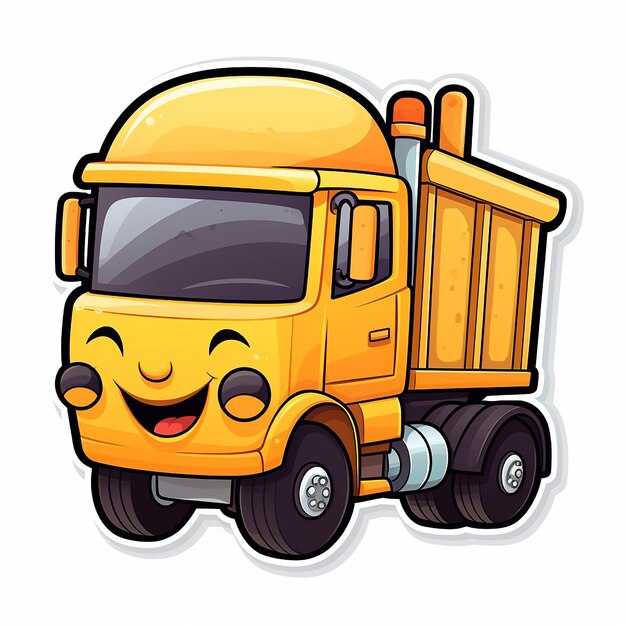 Photo cute dump truck