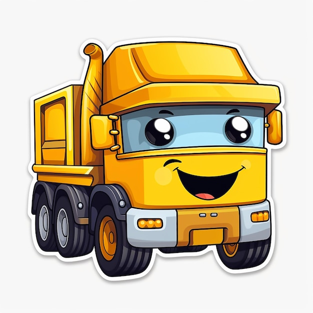 Photo cute dump truck