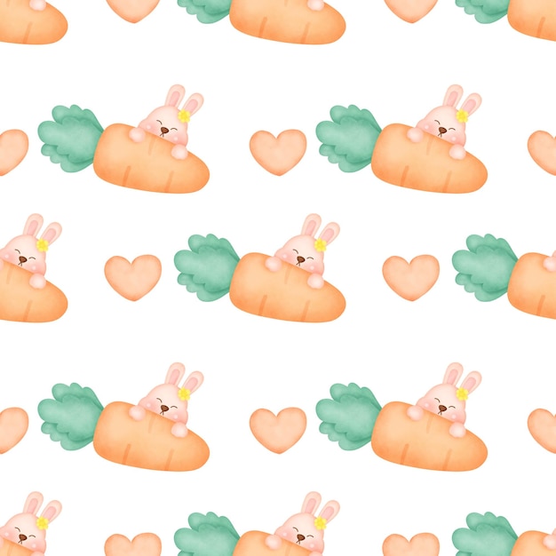 Cute Easter day  seamless pattern