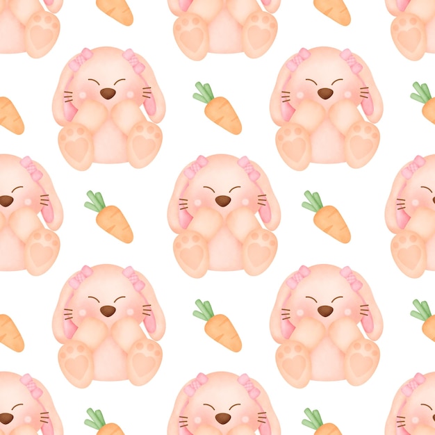 Cute Easter day  seamless pattern