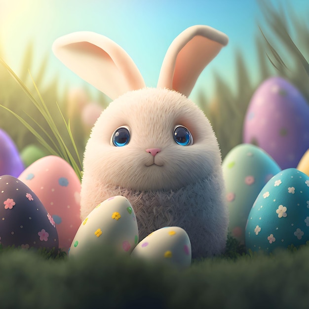 Cute Easter Rabbit