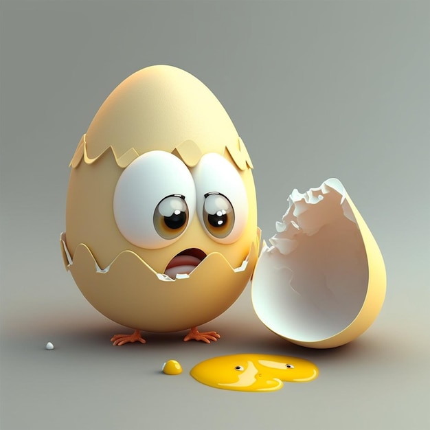 Cute Egg Character