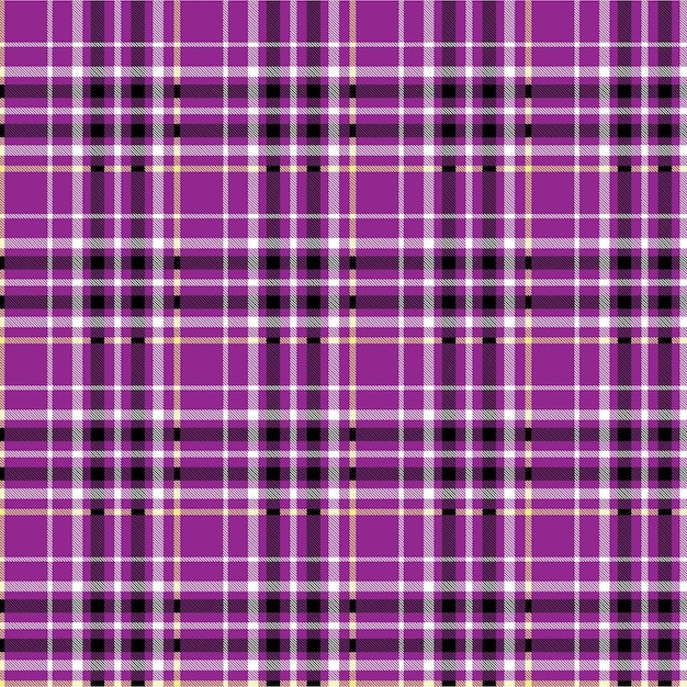 Cute fashion seamless pattern in style of picnic Scottish tartan gingham plaid graphic texture for fabric wrapping paper package banner card Classic