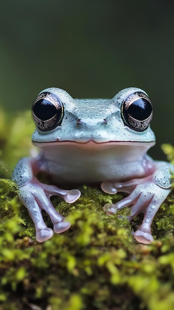 Cute Frog in Underground Setting