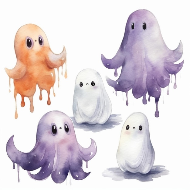 cute ghost illustration