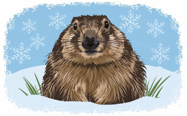 Cute Groundhog