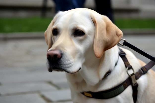 Cute guide dog Generate Ai