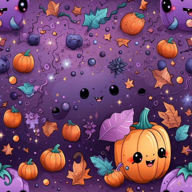 Cute Halloween design pattern