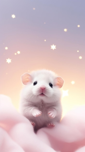 Cute hamster animal rat rodent