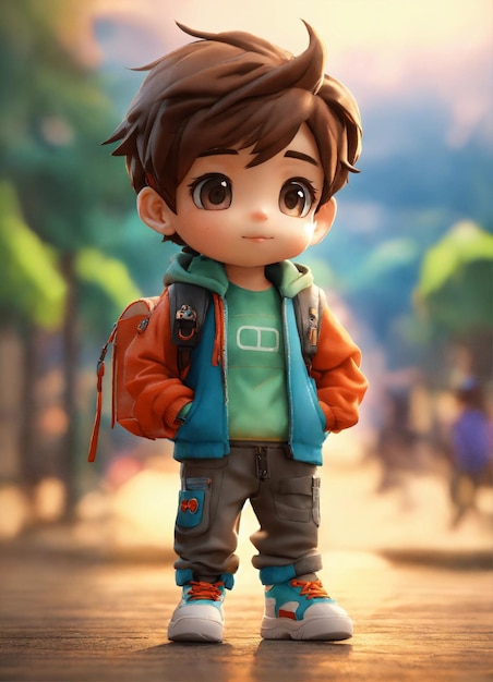 cute kid animation