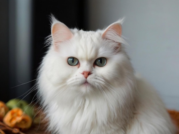 Cute kitten staring out the window playful curiosity