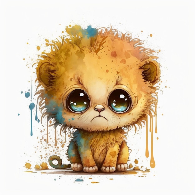 Cute Lion Chibi 3