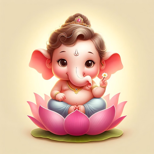 Cute Lord Ganesha