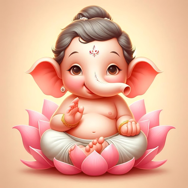 Cute Lord Ganesha