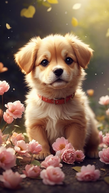 Cute lovely dog