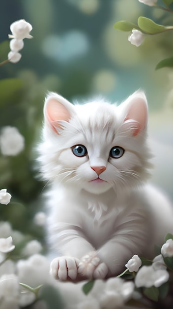 Cute lovely kitty