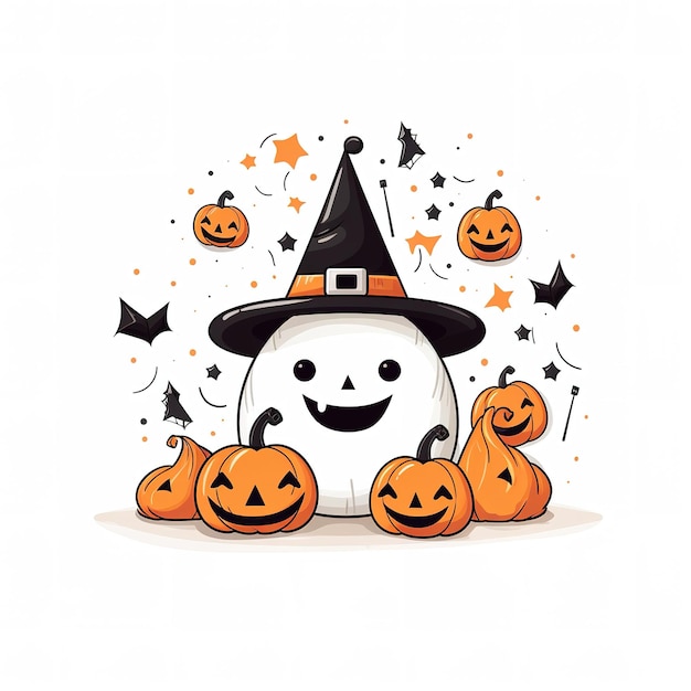 cute minimalist halloween