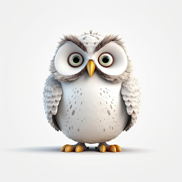 Cute Owl Character