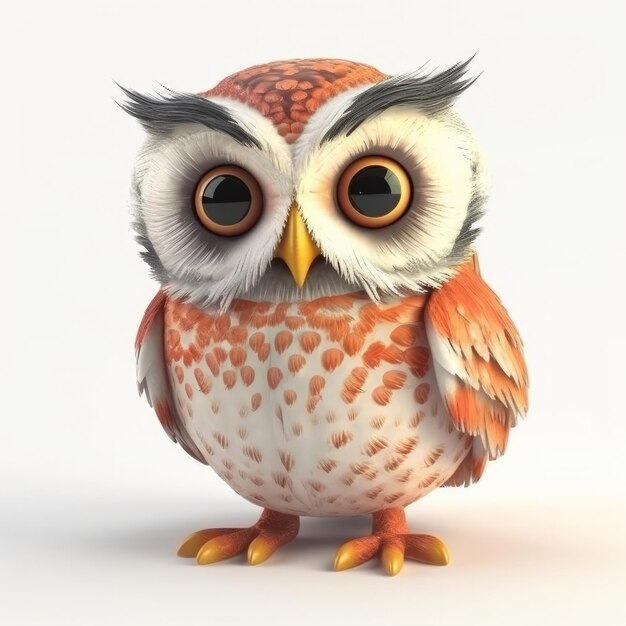 Cute Owl Character