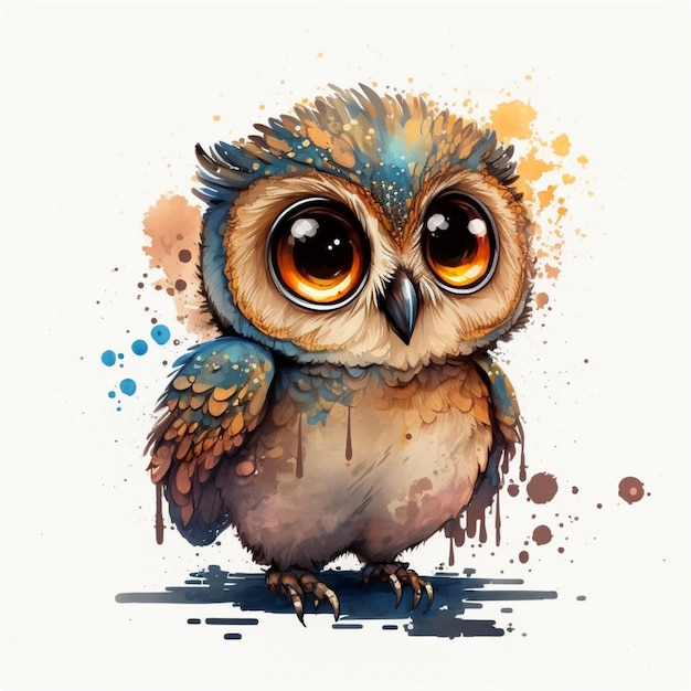 Cute Owl Chibi 12