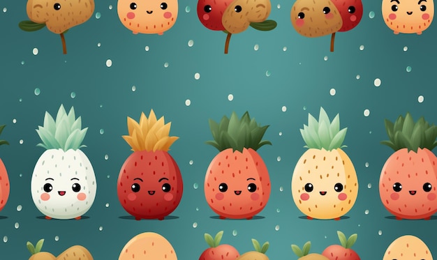 Photo cute pattern background